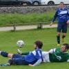 Erneut umsonst gekämpft hat der TSV Walkertshofen (grüne Trikots) beim 0:3 gegen die SpVgg Langerringen.  