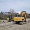 Auf dem Grundstück in Kissing neben der Paartalhalle, auf dem die neue Kita gebaut wird, laufen die Arbeiten.