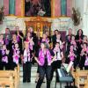 Der Kirchenchor Stätzling-Haberskirch gab in der Pfarrkirche St. Georg in Stätzling ein mitreißendes Konzert. Foto: Metzger