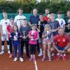 Spannende Spiele lieferten sich die Teilnehmer an den Tennis-Vereinsmeister-schaften des TSV Welden. 	