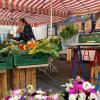 Patricia Breumair hat ihren Bauernmarkt-Stand an Samstagen nun vor der Viktualienhalle. 