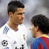 Superstars unter sich: Cristiano Ronaldo (l) und Lionel Messi würdigen sich keines Blickes. dpa