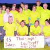Die Mitglieder des Thaininger Lauftreffs feierten jetzt zusammen das 15-jährige Bestehen. Foto: TL