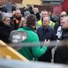 Bei seinem Besuch in Sangerhausen ist Kanzler Scholz teilweise unfreundlich empfangen worden. Hier zusammen Ministerpräsident Reiner Haseloff und Bundesumweltministerin Steffi Lemke.