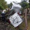 Bei einem heftigen Unwetter wurde in Südfrankreich ein Campingplatz überflutet. 