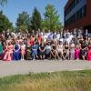 Die zweite Hälfte der 156 Absolventinnen und Absolventen der FOS/BOS Krumbach.