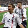 2001: Michael Owen und Steven Gerrard siegen beim Rückspiel 5:1 im Münchner Olympiastadion.