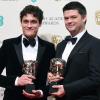 Phil Lord (l) und Christopher Miller bei den British Academy Film Awards 2015.