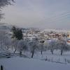 Blick auf das winterliche Aschberg-Gebiet