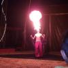 Auch Feuerkünstler treten im Circus William auf.