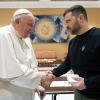 Selenskyj trifft im Vatikan Papst Franziskus.