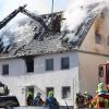 Mitte März brannte dieses Haus an der Bleichstraße in Burgau.