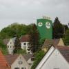 Der Postbräu-Turm prägt das Stadtbild von Thannhausen.