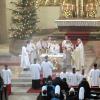 Rund 200 Gläubige kamen zum Weihnachtsgottesdienst von Bischof Konrad Zdarsa, der wegen der Bombenentschärfung in St. Anton gehalten wurde. 