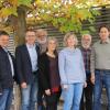 Das Team der Grünen für die Wahl in Bobingen steht. Dazu gehören unter anderem: (von links) Frank Sautter, Clemens Bürger, Alf Leber, Monika Müller-Weigand, Katja Treischl, Norbert Rüsel, Kurt Ziegelmaier und Phillip Prestel. 	