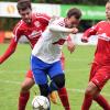 Gegen Kottern der überragende Spieler auf dem Platz: Johannes Müller (rechts, in Rot). 