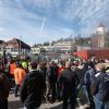 Im Rahmen des politischen Aschermittwochs der Grünen in Biberach kam es zu Protesten von Landwirten.