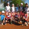 Zum Punktspielauftakt gewannen die Tennis-Bambini (Mädchen) der SG Mauerbach ihr Heimspiel gegen die Jungs vom TC Adelzhausen.  	