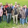 Die Betreuer der Wanderwege auf der Monheimer Alb haben sich in Rögling getroffen. 
