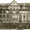 Das prächtig bemalte Schaurhaus am Metzgplatz wurde 1944 völlig zerstört. 	