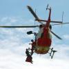 Der Mann konnte nur noch tot gefunden werden. Ehefrau und Tochter wurden mit einem Rettungshubschrauber ins Tal gebracht.