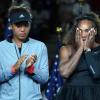 Eine verstörte Siegerin spendet einer aufgelösten Verliererin Beifall: Die 20-jährige Naomi Osaka und die von ihr verehrte 16 Jahre ältere Serena Williams.