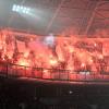 Teures Feuerwerk: Union-Fans brennen beim Gastspiel in Amsterdam Pyro ab.