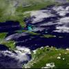 Über dem Atlantik braut sich wieder ein Sturm zusammen. Foto: NASA/NOAA dpa