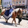 Perfektes Sommerwetter beim großen Frundsberg-Festumzug.