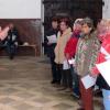 In der Andechser Kirche sang Vox Corona lateinische Kanons und gedachte mit einem Choral der verstorbenen Sängerin Angela Hauber. 

