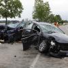 Frontalzusammenstoß: Autofahrer und Bub (6) schwer verletzt