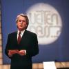 Frank Elstner ist der Erfinder von "Wetten dass...?" und moderierte die Sendung von 1981 bis 1987. Das Bild stammt aus dem Jahr 1986.