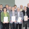 Der Schützenverein „Gemütlichkeit“ Mertingen ehrte eine Reihe von langjährigen und verdienten Mitgliedern.