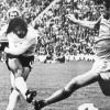 1974, WM-Finale in München, Gerd Müller schießt - und Tor: 2:1 gewann die deutsche Mannschaft gegen die Niederländer. Der Nördlinger soll in seiner Heimatstadt als Bronzefigur verewigt werden.