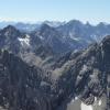 In den Bergen oberhalb des Hornbachtals, rechts die Gliegerkarspitze: Hier haben Bergsteiger die Chance, alleine auf einem Gipfel zu stehen. 