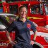 Feuerwehrfrau Stefanie Blanasch aus Schondorf ist seit ihrem 19. Lebensjahr Mitglied der örtlichen Feuerwehr. Außerdem liebt sie das Reiten.