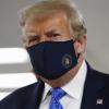 US-Präsident Donald Trump trägt inzwischen auch ab und zu einen Nasen-Mundschutz.