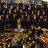 In der Oettinger St.-Jakobkirche musizierten das Barockorchester Musica Obligata, der Kammerchor der Uni Augsburg und das Vokalensemble BeckerPsalter. 	