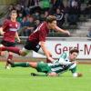 Nach Informationen des TSV Rain wechselt der 23-jährige Defensivmann Johannes Rothgang (mit der Nummer 17 im roten Trikot) in der kommenden Saison zum Bayernligisten. Der TSV Nördlingen hat das noch nicht bestätigt.  	