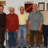 Dem neuen Vorstand des Fuchstaler Männerchors gehören (von links) Erich Linder, Robert Lax, Hans-Jürgen Stark, Rainer Friedhoff und Robert Bosch an.  
Foto: Männerchor