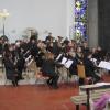 Das Blasorchester des Musikvereins Diedorf erfüllte die Pfarrkirche Herz Mariä mit seinem Konzert zur Passionszeit. 	