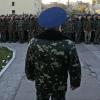 Ukrainische Soldaten auf der Krim. Die Ukraine zieht ihr Militär von der Krim komplett ab.