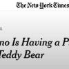 Auch die New York Times griff Brunos Geschichte auf.