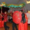Der chinesische Feuerdrache als Zeichen des Friedens beendete die eindrucksvolle Reise der Volkstanzgruppe Laugna durch die Welt.