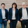 Im Bild von links: Der neue Chef der Bäckerei Mack, Michele Giuliano, mit Roswitha und Hans-Günther Mack. Giuliano war in den vergangenen Jahren als Banker tätig, bis er in der Bäckerei einstieg.  	