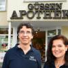 Wilhelm Brenner und Birgit Gräber-Brenner haben vor 30 Jahren die Güssen-Apotheke in Leipheim gegründet. Gefeiert wird mit den Kunden im kommenden Jahr. 