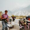 Markus Riedel im Jahr 1989, als er mit einem Freund bis nach Jugoslawien rollerte.