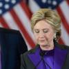 Hillary Clinton neben ihrem Mann Bill. Nach der Wahl-Niederlage wollte sie ihr eigenes Haus "niemals mehr verlassen".