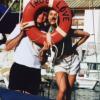 Glückliche Zeiten: Marianne Hettinger und Daniel McDonald auf dem Segelboot „True Love“ auf der Insel St. John.