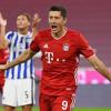 4:3 gewann der FC Bayern gegen Hertha BSC Berlin - und viermal traf Robert Lewandowski.